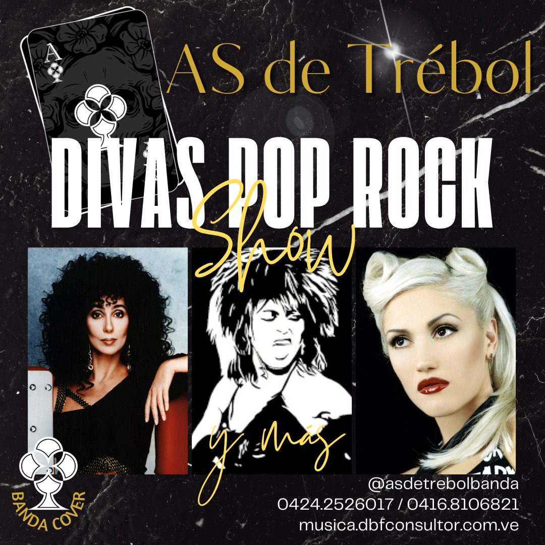 Divas del Pop Rock con As de Trébol